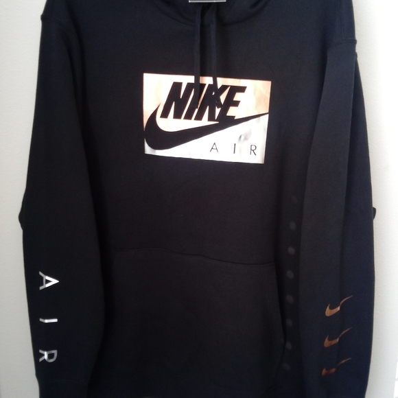 nike air metallic hoodie